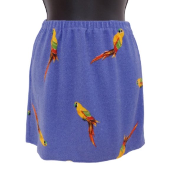 Handmade Pull On "Parrot" Skirt NEW- Sz. S - Picture 1 of 4